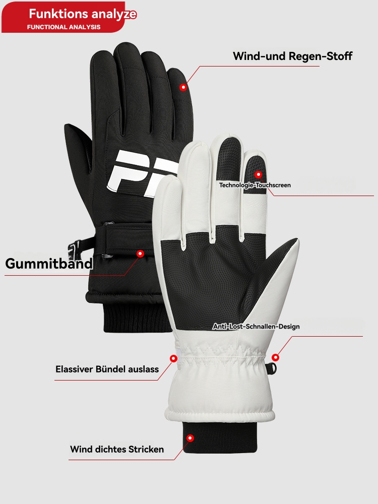 Frauen Handschuhe | Heli Ski 3 Finger Frauen Frauen