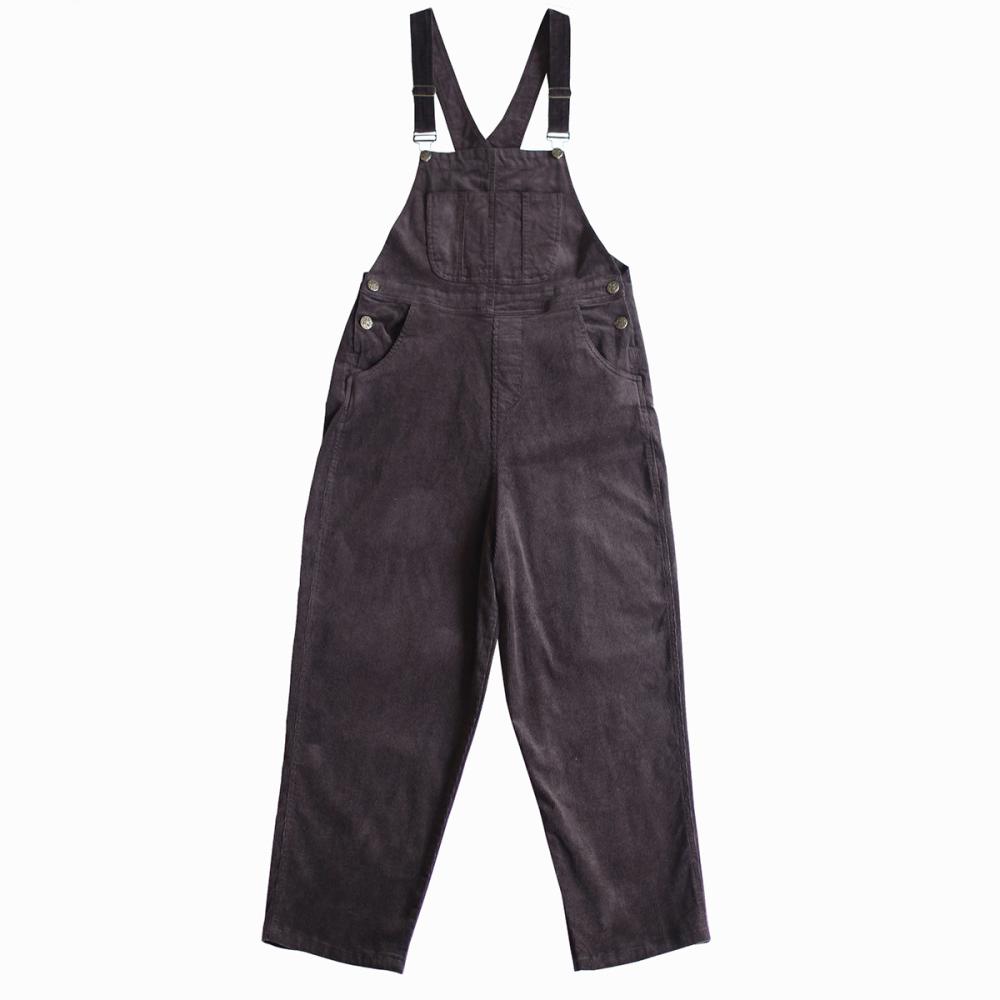 Frauen Outdoor Hosen | Stand Up Cropped Corduroy Overalls Frauen Frauen