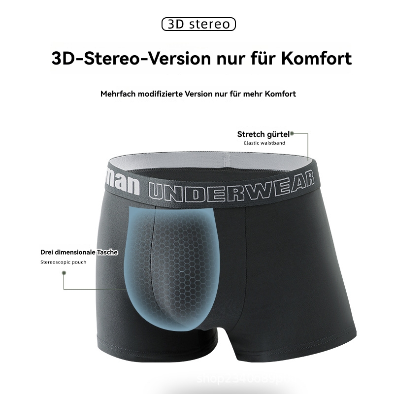 Männer Funktionsunterwäsche | Performance Cotton 6 Solid Boxerjock 3 Pack Funktionsunterwäsche Funktionsunterwäsche