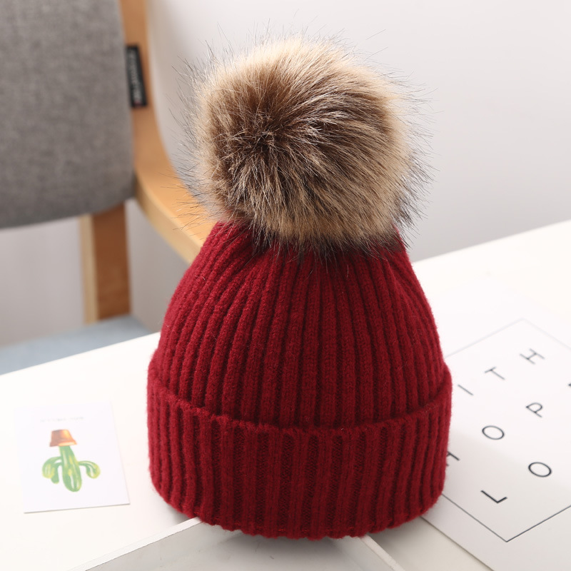 Männer Kopfbedeckungen | Winter Blur Pom Pom Beanie Kopfbedeckungen Kopfbedeckungen