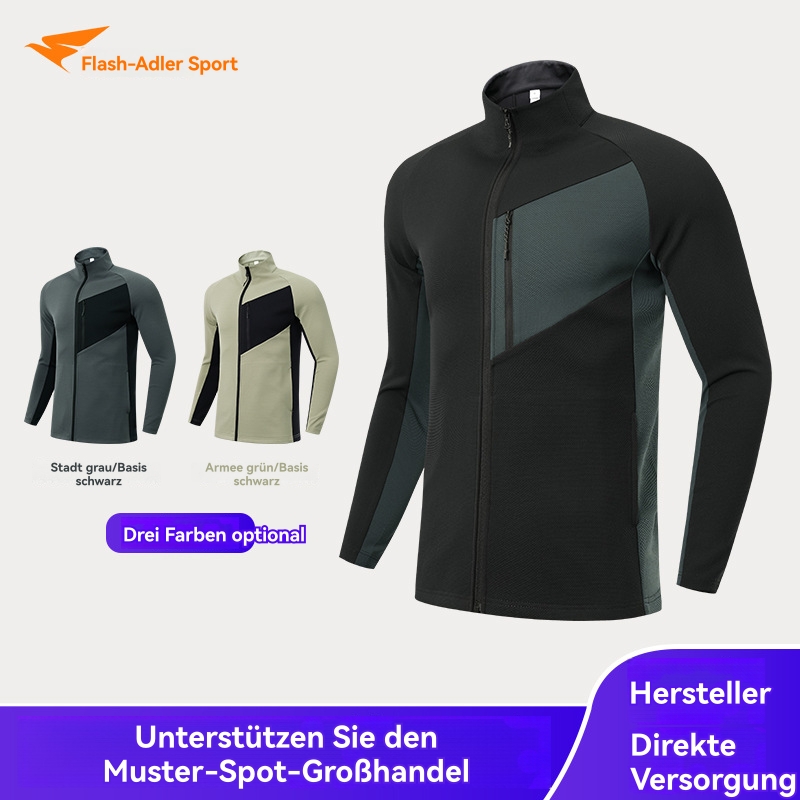 Männer Outdoor Jacken | Fleece Grid Jacket Männer Männer