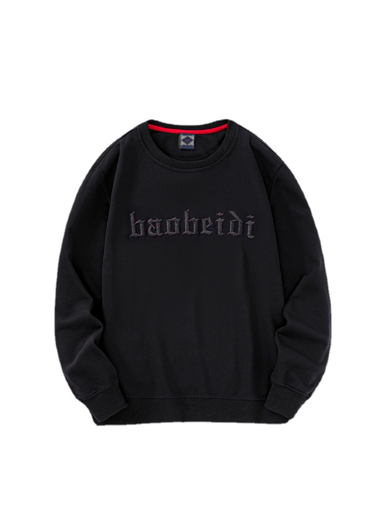 Männer Pullover & Hoodies | Embroidery Tonal Crew Neck Männer Männer