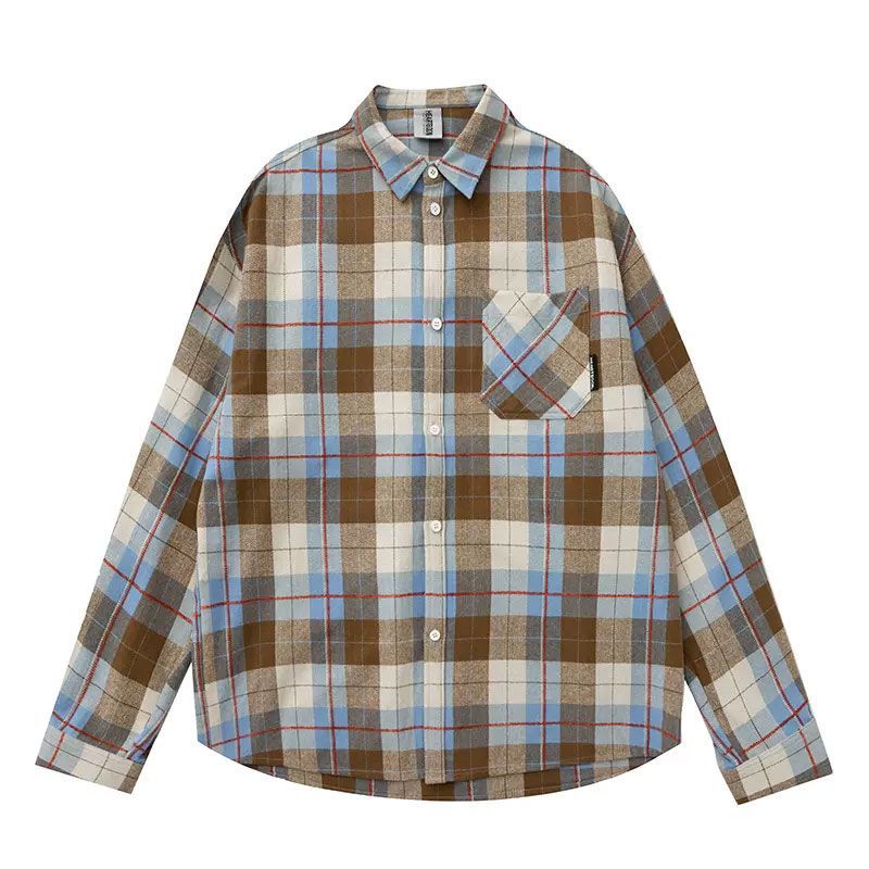 Männer Shirts, Hemden & Longsleeves | Casual Overshirt Checked Männer Männer