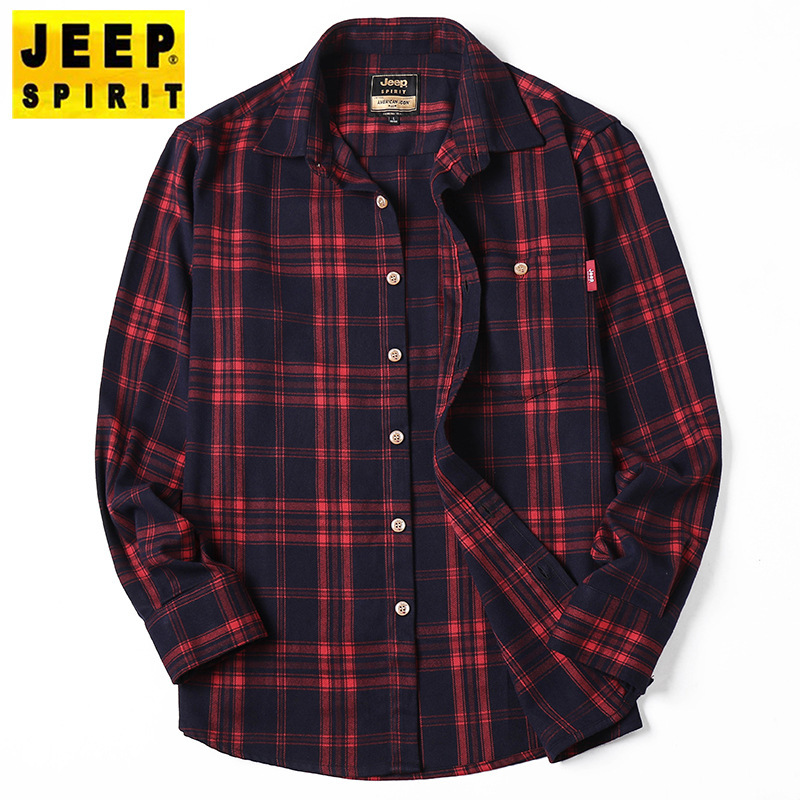 Männer Shirts, Hemden & Longsleeves | Flannel Sherpa Lined Shirt Jacket Männer Männer